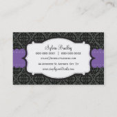 090 Christa :: BUSINESS CARD :: ファンキーdamask 10L 名刺 (裏面)