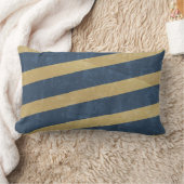 092海軍金ゴールドグランジズストライプセーラーパターンマンTE ランバークッション (ブランケット)