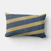 092海軍金ゴールドグランジズストライプセーラーパターンマンTE ランバークッション (裏面)
