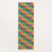 096 – 砂漠ジャイアントパターンヨガマット ヨガマット (裏面)