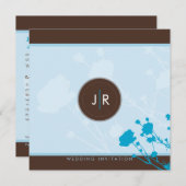 098 Sara :: WEDDING GUES MEADOW flowers 6SQ 招待状 (正面/裏面)