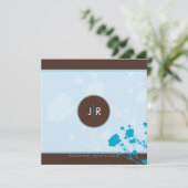 098 Sara :: WEDDING GUES MEADOW flowers 6SQ 招待状 (スタンド正面)