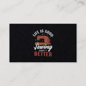 09.人生は良い裁縫で良い 名刺 (正面)