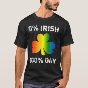 0%アイルランド語100%ゲイセおもしろいントパトリックデー Tシャツ