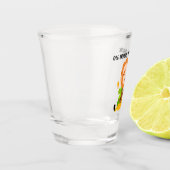 0%アイルランド語、100%レプレ飲ハおもしろいーン ショットグラス (左)