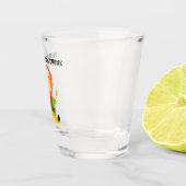 0%アイルランド語、100%レプレ飲ハおもしろいーン ショットグラス (右)