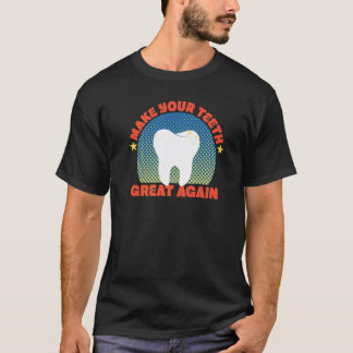 0 ホワイト きれいな歯の歯医者 11 Tシャツ