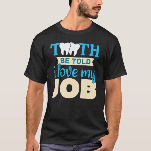 0 ホワイト きれいな歯の歯科医 医師 3 Tシャツ (正面)