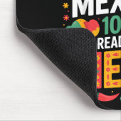 0%メキシカン 100%フィエスタ準備完了 マウスパッド (コーナー)