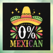 0% メキシコ人 0パーセント 面白いシンコデマヨ ウィンドウサイン (シート3)