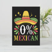 0% メキシコ人 0パーセント 面白いシンコデマヨ 招待状 (スタンド正面)