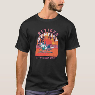 0 引退歯科医 レトロな退職 Tシャツ