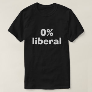 0%自由主義の Tシャツ
