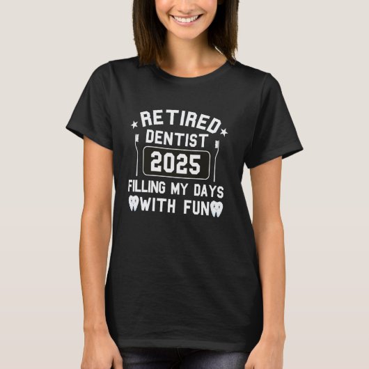 0 退職歯科医のための退職する歯科医のために Tシャツ (正面)