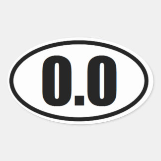 0.0楕円シール 楕円形シール