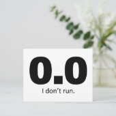 0.0私は走りません ポストカード (スタンド正面)