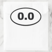 0.0 楕円形シール (バッグ)