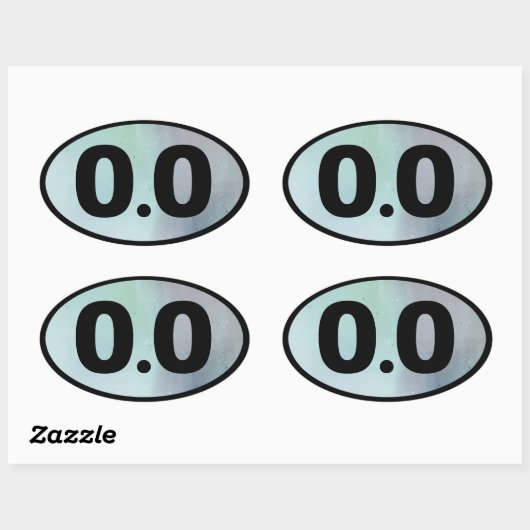 0.0 楕円形シール (シート)