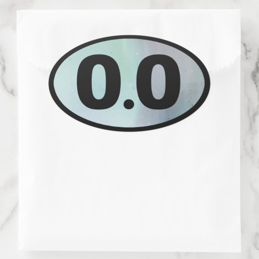 0.0 楕円形シール (バッグ)