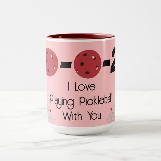 0-0-2バレンタインデー遊ンと一緒に漬物が大好き マグカップ (中央)