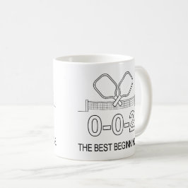 0-0-2 最高のスタートを切るインドアピックルボールマグ コーヒーマグカップ