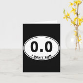 0.0 I Don't Run  カード (黄色い花)