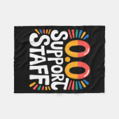 0.0 Suprt Staff Marathon Cheer Squad -  フリースブランケット (正面(横))