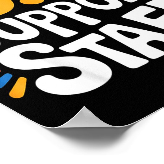 0.0 Suprt Staff Marathon Cheer Squad -  ポスター (角)