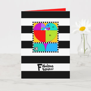 0-1-1-2-3-5-8フィボナッチ カード