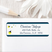 0.75インチx 2.25インチ差出人住所ホタル/メイスンジャー ラベル (インサイチュ)