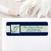 0.75"x2.25インチ差出人住所ラベルすりガラス ラベル (インサイチュ)