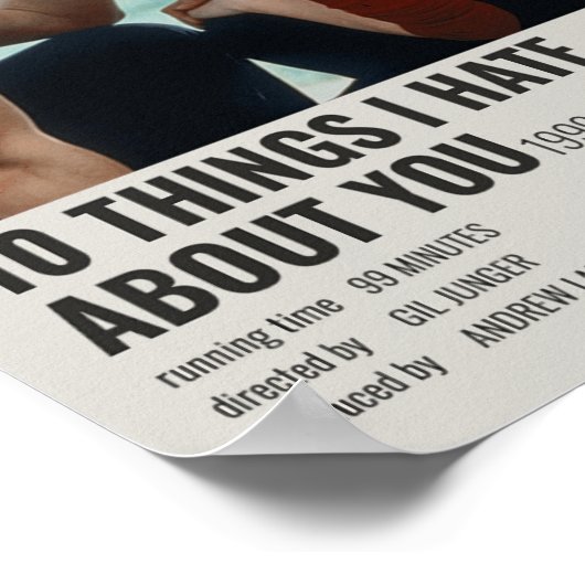 0 999の事が嫌い ポスター (角)