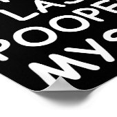 0 Days Since I Last Oped Myself, Funny, Jokes, Sar ポスター (角)