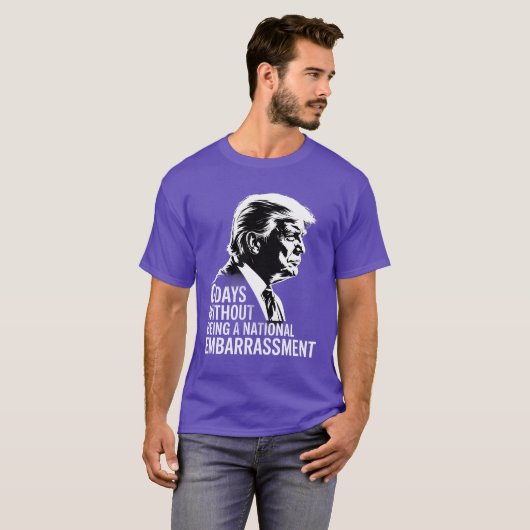 0 Days Without Being A National Embarrassment, Hum Tシャツ (正面フル)