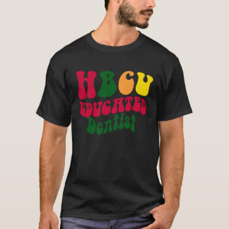 0 HBCU 教育を受けた歯科医 ブラックカレッジ同窓会 アパレル Tシャツ