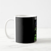 0% Irish 100% Black -funny St. Patricks Day Black コーヒーマグカップ (左)