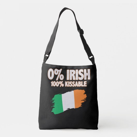 0% Irish 100% Kissable クロスボディバッグ (裏面)
