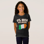 0% Irish 100% Kissable Tシャツ (正面フル)