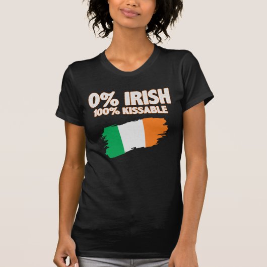 0% Irish 100% Kissable Tシャツ (正面)