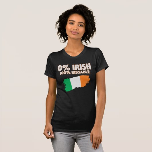 0% Irish 100% Kissable Tシャツ (正面フル)