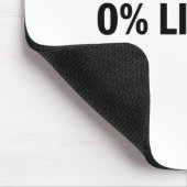 0% Liberal 0 Percent Liberal Funny Conservative Li マウスパッド (コーナー)