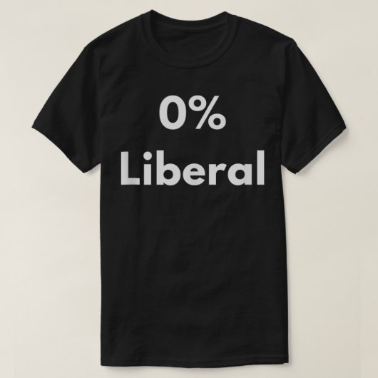0 Liberal Tシャツ (デザイン正面)