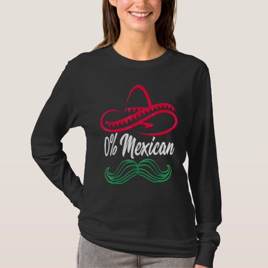 0 Mexican Mexican FiestaパーティーCinco De Mayo 1 Tシャツ (正面)