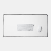 0% Synergy Large Minimalist Typographic Desk Mat デスクマット (キーボード&マウス)