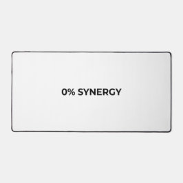0% Synergy Large Minimalist Typographic Desk Mat デスクマット
