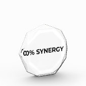 0% Synergy Minimalist Acrylic Desk Block フォトブロック (左)