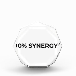 0% Synergy Minimalist Acrylic Desk Block フォトブロック
