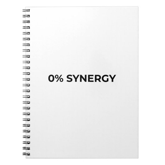 0% Synergy Minimalist Professional Notebook ノートブック (正面)