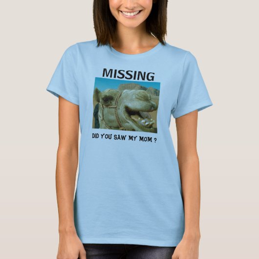 0A191236は、会いました私のお母さんにか。、恋しく思います Tシャツ (正面)