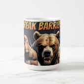 0so musculoso – Golpea tus límites cada mañana コーヒーマグカップ (中央)